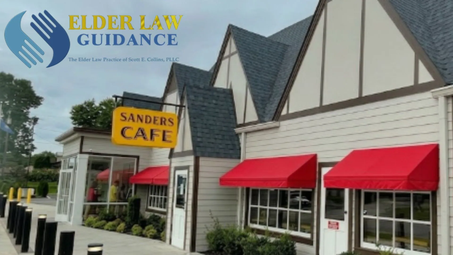 Street view of Sanders Cafe in london, kentucky where local residents need probate services.
