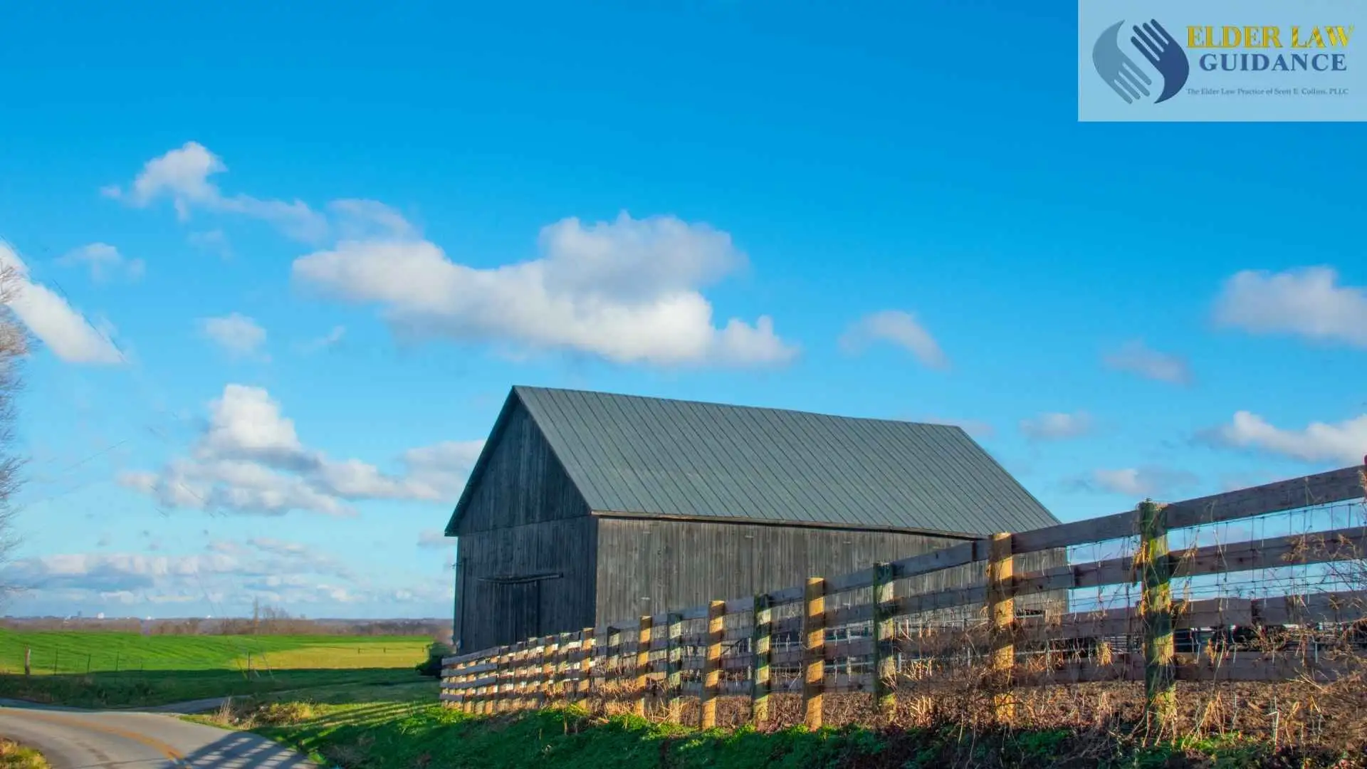 Barn located outside of Richmond Kentucky, where elder law and VA Disability services are often needed.