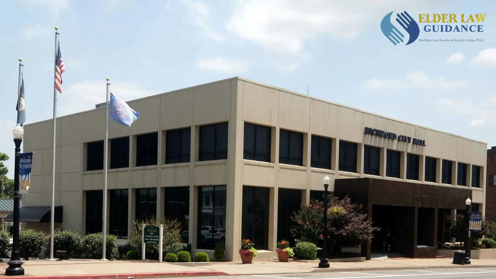Richmond, Kentucky City Hall, where there is a large elder community needing long term care planning.