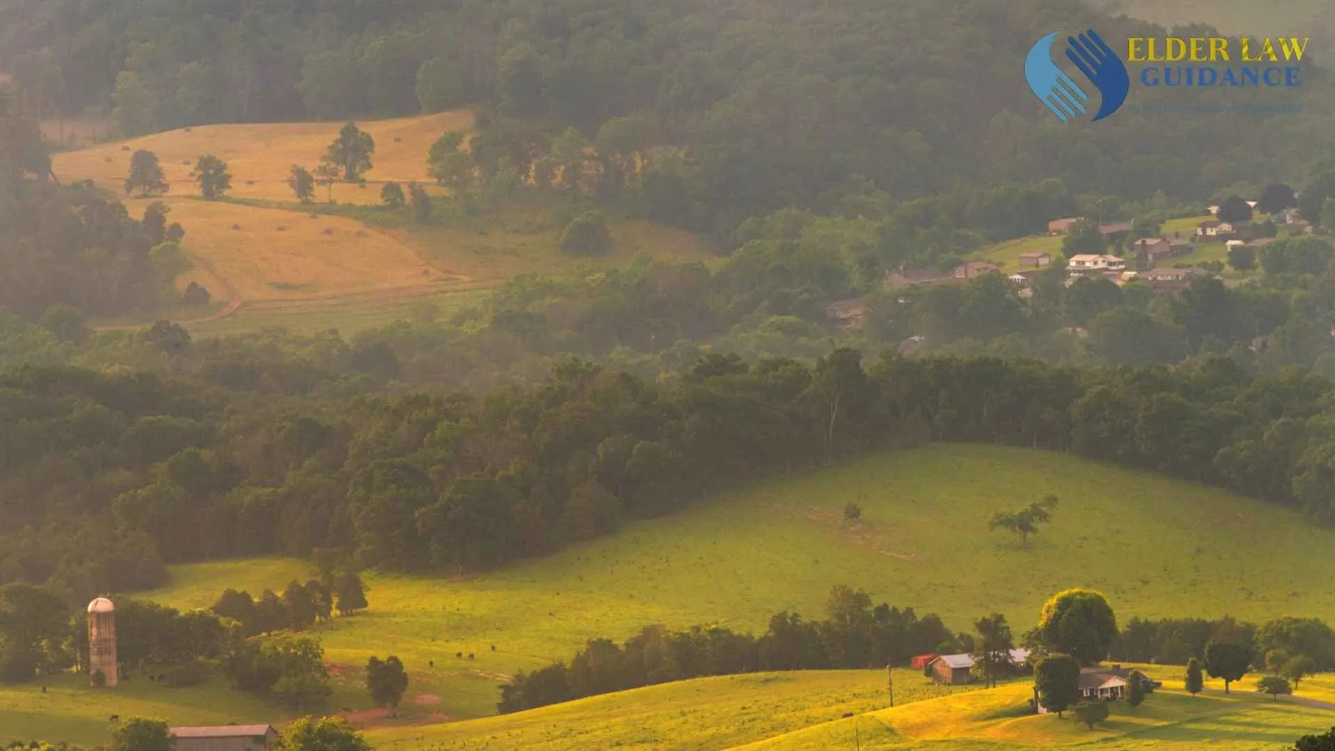 An image of farmland in middlesboro KY where a large elder population needs legal elder and VA services.