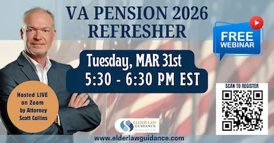 VA Pension 2026 webinar banner