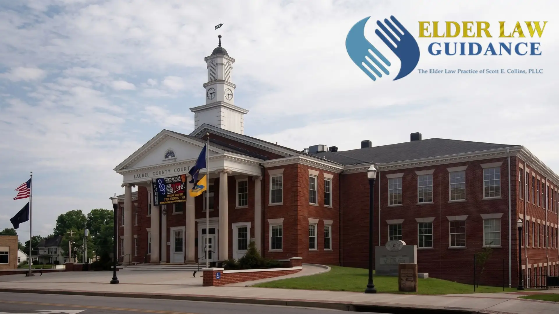 Laurel County court in London, Kentucky, where residents need VA disability services.
